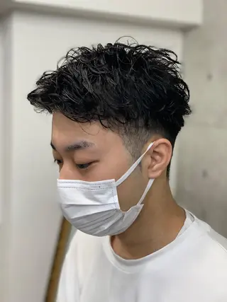ショート パーマ メンズ クセを最大限に活かす メンズパーマ奈良大祐のヘアスタイル