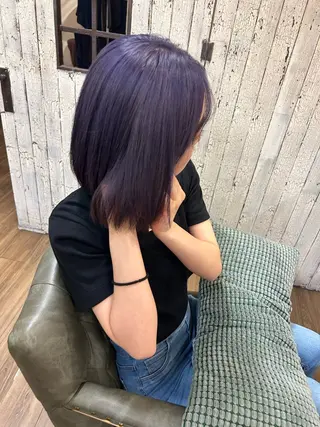 カラー 馬場 瑞穂のヘアスタイル