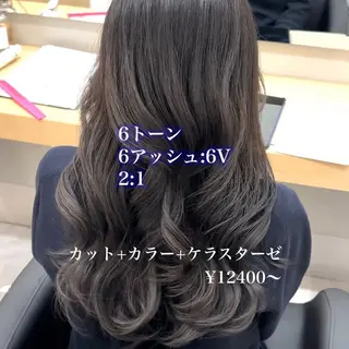 ロング カラー モテ髪💛美髪矯正 ✨艶髪特化🫧山根のヘアスタイル