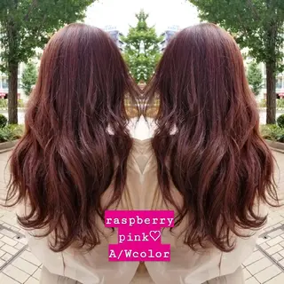 ロング カラー ヘアアレンジ See by merのマツエク・マツパデザイン