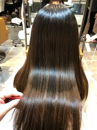 ロング 髪質改善縮毛矯正 リピートNo.1米倉のヘアスタイル