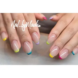ネイル マイアン‎⁺˳✿⏦₊ 𐙚ネイル་۪ ✿◞のネイルデザイン