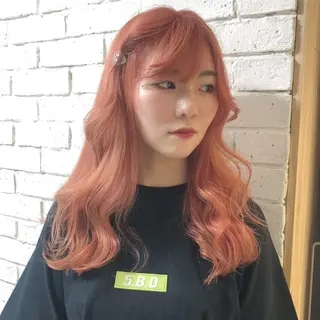 ロング カラー ORIKA 美容室のヘアスタイル