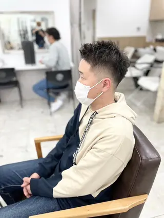 ショート メンズ カラー特化サロン ピリナ相武台前のヘアスタイル