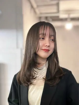 ミディアム カットお任せ☆ 毎月２００名ご来店♪のヘアスタイル