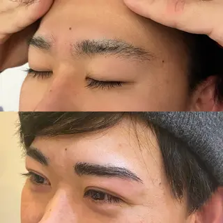 メンズ アイブロウ メンズガーデン yuriのネイルデザイン