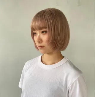 ショート ブリーチ🌟リタッチ 🎠KANON🎡のヘアスタイル