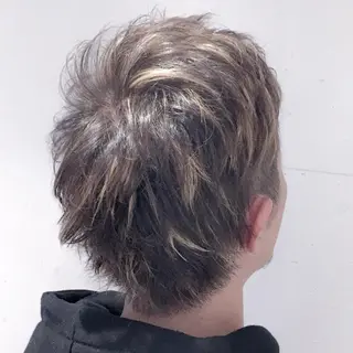 ショート カラー メンズ トミタ アツシのヘアスタイル