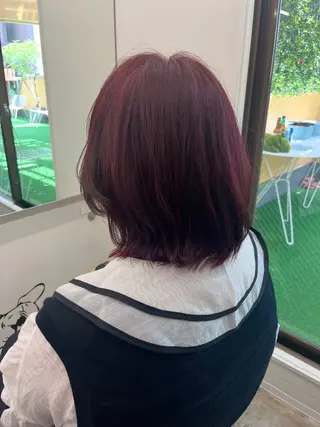 ミディアム 艶髪/暖色カラー/ ◎RUKI.のヘアスタイル