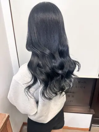 セミロング カラー peg.hair所属・ブリーチカラー🫧 森　凪沙のヘアスタイル