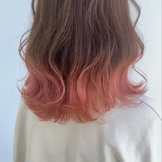 セミロング カラー レイヤー/ハイトーン 🧸SENAのヘアスタイル