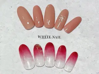 ネイル WHITE NAIL ホワイトネイルのネイルデザイン