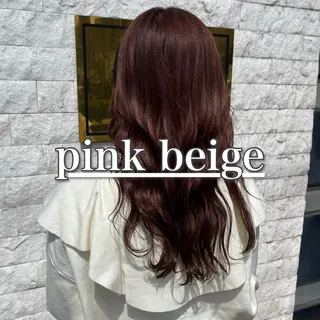 ロング カラー ブリーチ/暖色カラー 宮城陽日のヘアスタイル