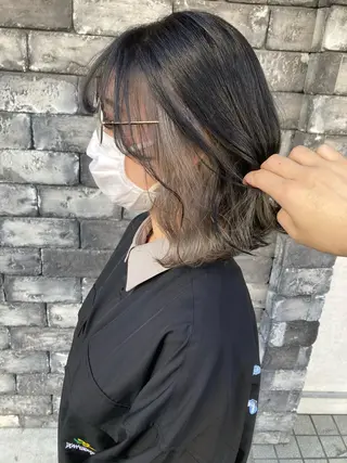 ミディアム カラー ✂️似合わせの魔術師 石田一樹✂️のヘアスタイル