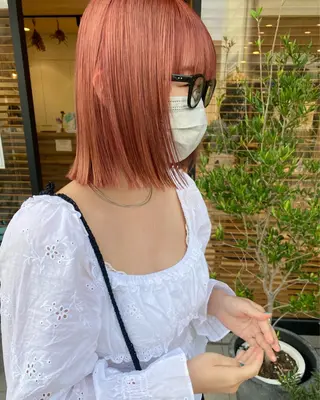 ショート カラー ヘアアレンジ パーマ指名No1 /namiのヘアスタイル