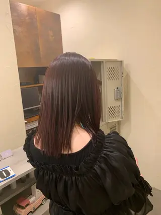 セミロング カラー BLUCK所属・優衣 /山形/ BLUCK hairのヘアスタイル