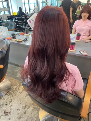 ロング ボブ/ぱつっとボブ/ 谷口 海星のヘアスタイル