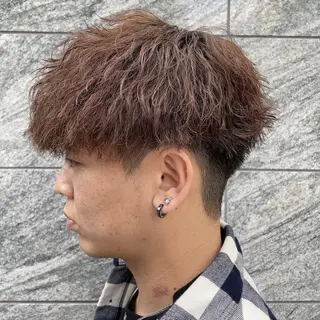 カラー フェザーパーマ 🪶⛓️安部侑希のヘアスタイル