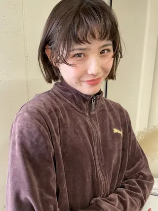 ミディアム Cafune juntos YOLO所属・大阪美容師/ スパニスト/東本真菜のヘアスタイル
