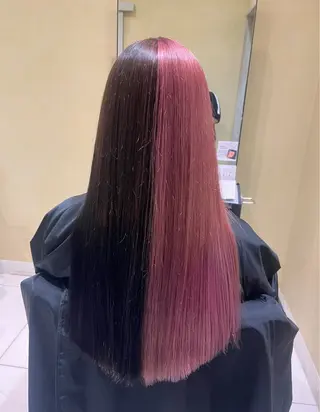 セミロング カラー ✨髪質改善＆eye✨ ななみのマツエク・マツパデザイン