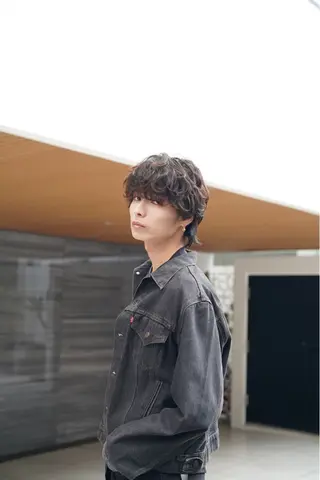 パーマ メンズ 渋谷/メンズパーマ/ ハイライト/丸山太誠のヘアスタイル
