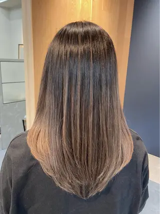 セミロング 褒められヘアー ERI✨のヘアスタイル