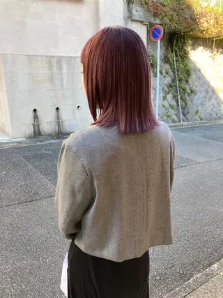 ミディアム カラー BRUNTJET所属・MAEDA MADOKAのヘアスタイル