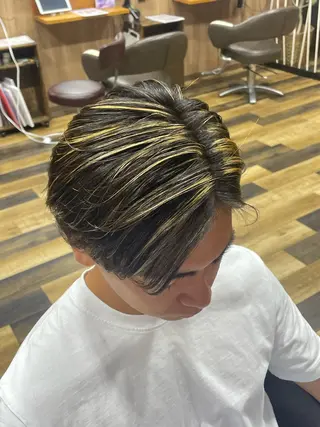 ショート カラー メンズ 山際勇策 /岐阜美容師のヘアスタイル