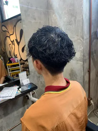 パーマ メンズ ⚡️メンズパーマ特化 mens支持◎/忠地のヘアスタイル