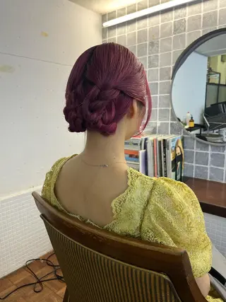 ミディアム ヘアアレンジ NOUN所属・eri kinjoのヘアスタイル