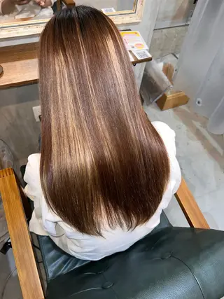 ロング プルエクステ/ カラー🎀🎀ミレイのヘアスタイル