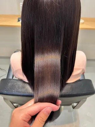 ミディアム oma フクダのヘアスタイル