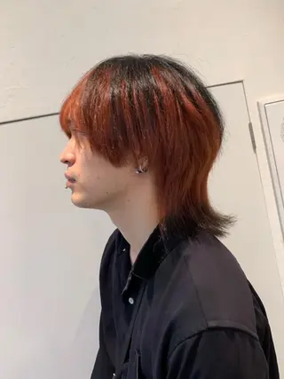 セミロング カラー メンズ ラフィスヘアードープ所属・レイヤーと透明感の アユカ 髪質改善のヘアスタイル