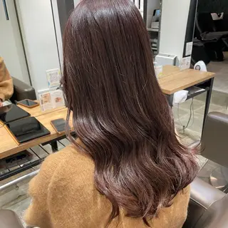 ロング カラー 細沼 葵のヘアスタイル