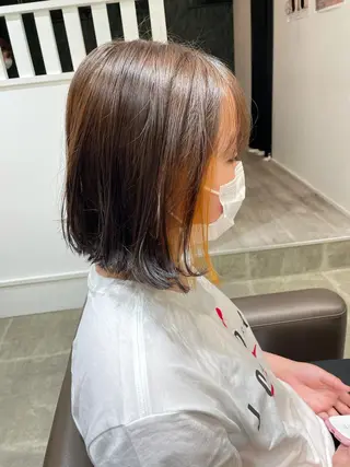 ミディアム 細沼 葵のヘアスタイル
