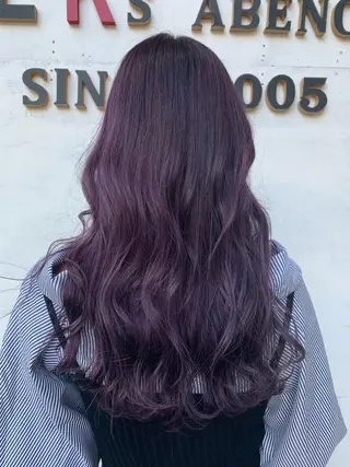 ロング カラー Zina天王寺 CHIAKIのヘアスタイル