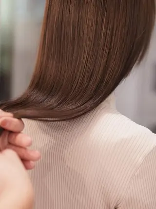 ロング 柳下 涼のヘアスタイル