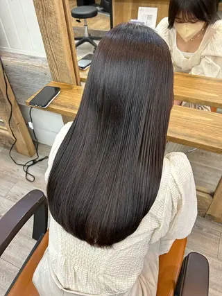 ロング カラー 前髪顔周り✂️店長 ❤️アマミヤ❤️のヘアスタイル