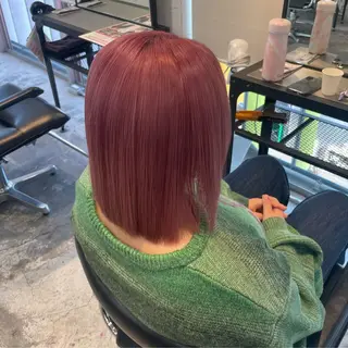 ミディアム カラー ハイトーン×デザイン 🪽🫧HIKARIのヘアスタイル