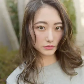 ロング カラー 北川 裕暁のヘアスタイル