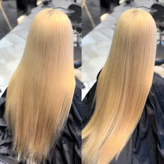 ロング カラー 大阪 梅田/ ハイトーン/エクステのヘアスタイル