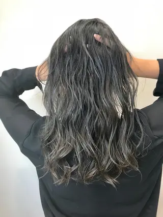 ロング カラー 酸性ストレート/ブリ ーチなし/中村 匠のヘアスタイル