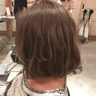 ミディアム カラー emme エミィ/立川のヘアスタイル