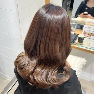 ミディアム カラー ୨୧color୨୧ ちひろのヘアスタイル
