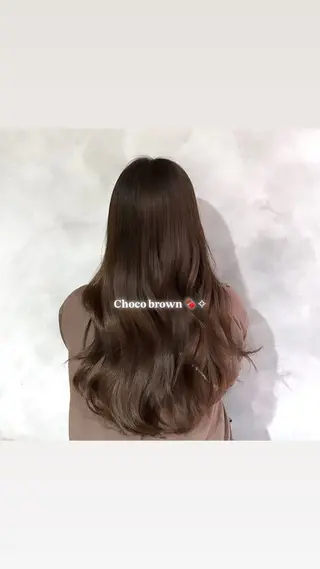 ロング カラー 谷 亜澄のヘアスタイル