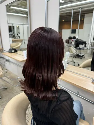 セミロング カラー fand / HINAのヘアスタイル