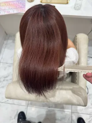 セミロング LUPOTE所属・✨髪質改善美髪×🩵 艶透明感カラータイガのヘアスタイル