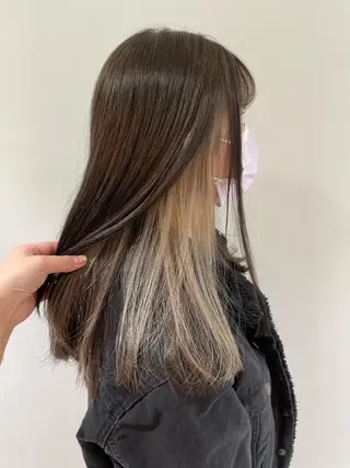 ロング カラー ayumi🌈 インナーカラー🌈のヘアスタイル
