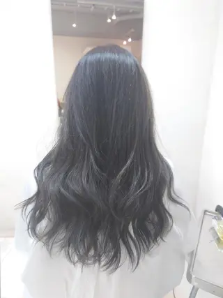 ロング カラー nagane sayakaのヘアスタイル