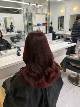 ロング カラー ヘアアレンジ 💗横浜美容室 💗HARUNAのヘアスタイル